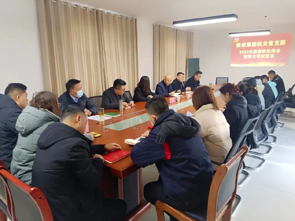 565net必赢客户端集团机关支部召开2022年度组织生活会暨民主评议党员会议