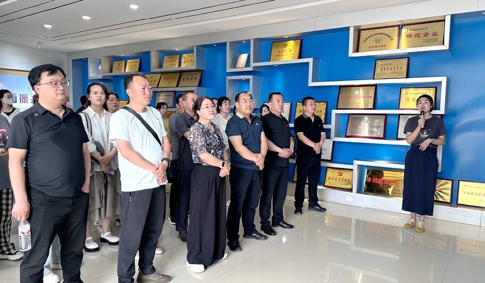 山丹县知识产权保护能力提升培训班学员到甘肃565net必赢客户端集团参观学习