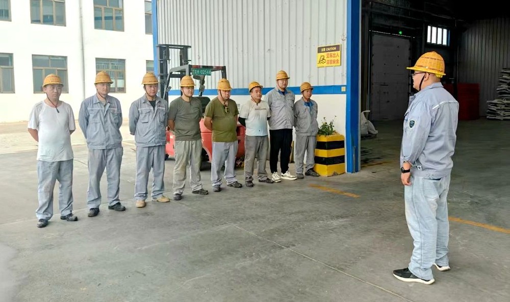 甘肃圣康源开展消防栓应急演练