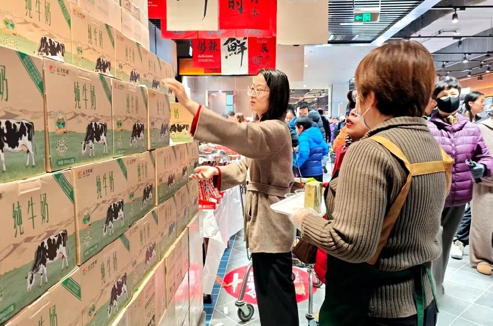 甘肃传祁乳业系列产品入驻兰州美优美家超市